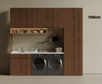 New Chinese Style Laundry Cabinet-ID:361228942