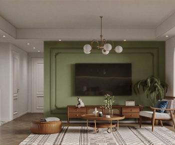 French Style A Living Room-ID:506539337