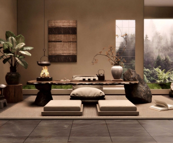 Wabi-sabi Style Tea House-ID:221440084