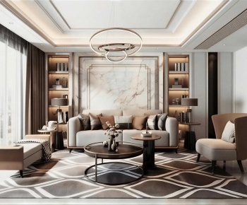 Modern A Living Room-ID:529217006