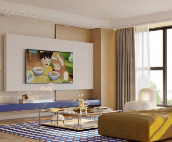 Modern A Living Room-ID:790065058