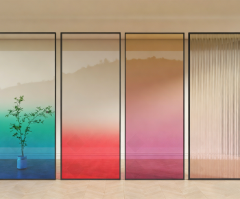 Modern Glass Screen Partition-ID:172292958