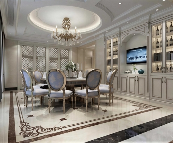 European Style Dining Room-ID:338243011
