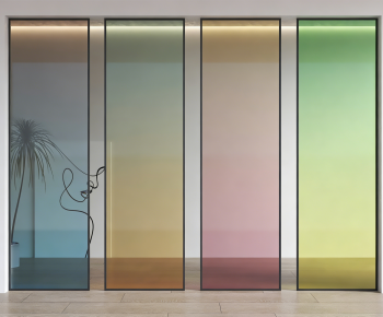 Modern Glass Screen Partition-ID:616126064