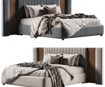 Modern Double Bed-ID:685404062