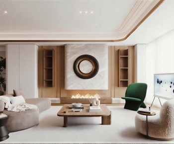 French Style A Living Room-ID:992618087