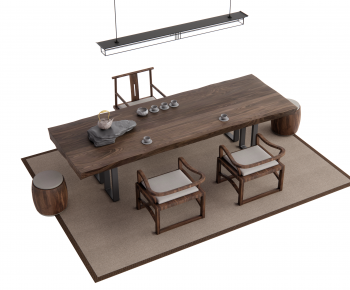 New Chinese Style Tea Tables And Chairs-ID:751652967