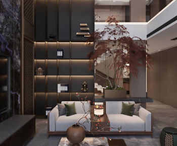 Modern A Living Room-ID:718609092