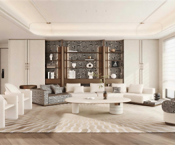 Modern A Living Room-ID:288530119