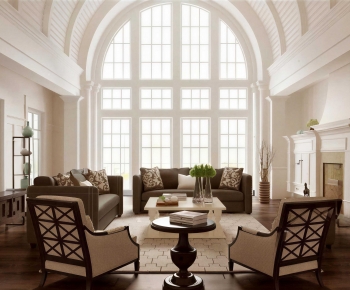 American Style A Living Room-ID:660360107