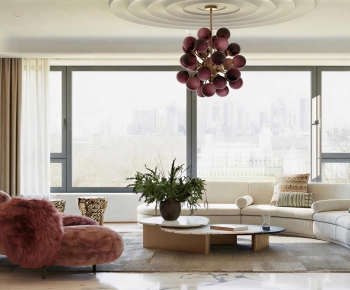 Modern A Living Room-ID:645118957