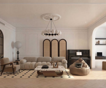 French Style A Living Room-ID:647651916