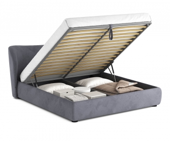Modern Double Bed-ID:832892892
