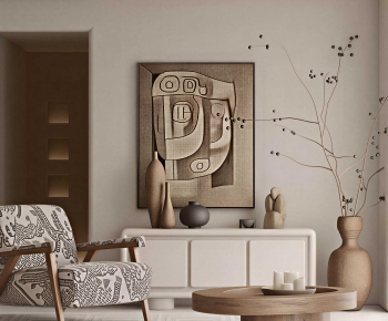 Wabi-sabi Style A Living Room-ID:595913896