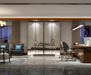 New Chinese Style Manager's Office-ID:883460072