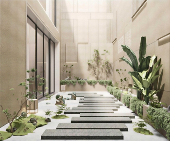 Modern Courtyard/landscape-ID:318687923