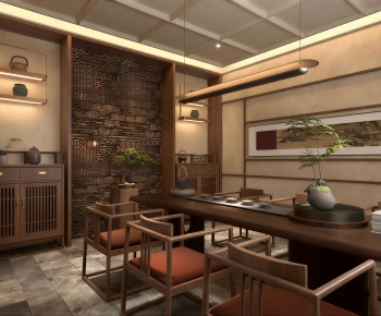 New Chinese Style Tea House-ID:887001993