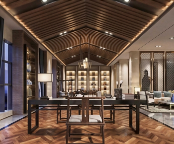 New Chinese Style Tea House-ID:411961166