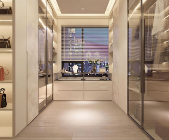 Modern Clothes Storage Area-ID:302565103