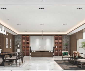 New Chinese Style Manager's Office-ID:690943006