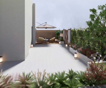 Modern Courtyard/landscape-ID:150753024