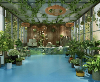 Modern Glass Sunshine Room-ID:679523941