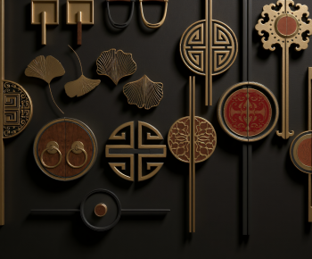 New Chinese Style Door Handle-ID:507594111