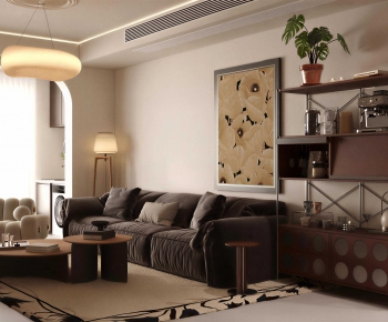 Modern A Living Room-ID:987453944