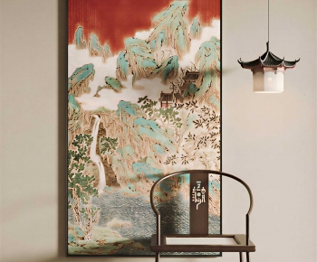 New Chinese Style Lounge Chair-ID:315597061