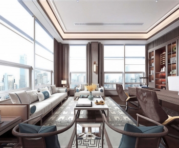 New Chinese Style Manager's Office-ID:688347108