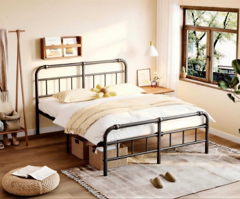 Modern Double Bed-ID:531440026
