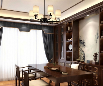 New Chinese Style Tea House-ID:955590963