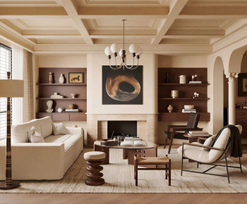French Style A Living Room-ID:534034013