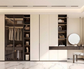 Modern Clothes Storage Area-ID:407368907
