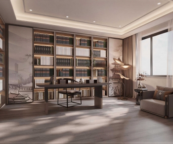 New Chinese Style Study Space-ID:618462099