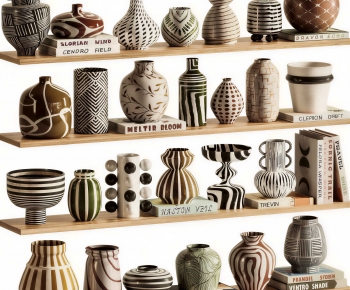 Wabi-sabi Style Clay Pot-ID:134864097