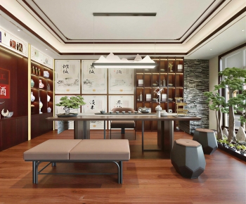 New Chinese Style Tea House-ID:453077089