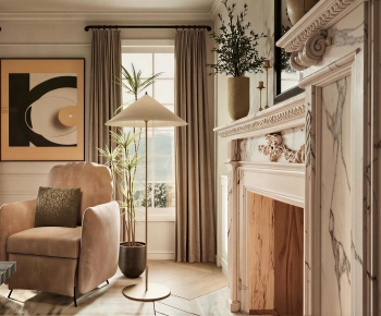 Retro Style A Living Room-ID:753164055