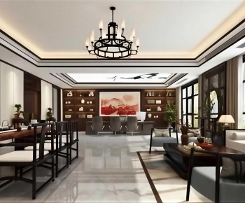 New Chinese Style Manager's Office-ID:914887913