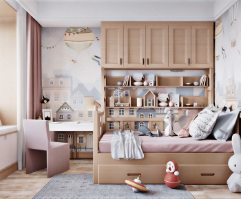 Nordic Style Girl's Room Daughter's Room-ID:760257016