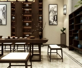New Chinese Style Tea House-ID:967809922