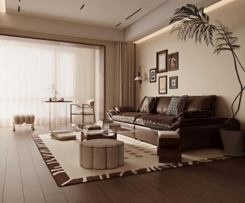 Modern A Living Room-ID:785558946