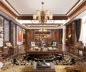 New Chinese Style Manager's Office-ID:387144094