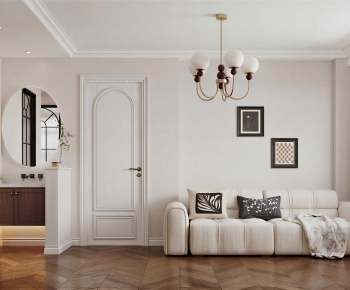 French Style A Living Room-ID:972579005