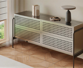 Industrial Style Side Cabinet-ID:238589055