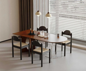 Modern Dining Table And Chairs-ID:373938081