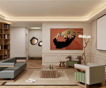 Modern A Living Room-ID:780795106
