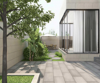 Modern Courtyard/landscape-ID:805039428