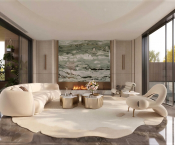 Modern A Living Room-ID:266591074