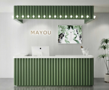 Modern Reception Desk-ID:143842944